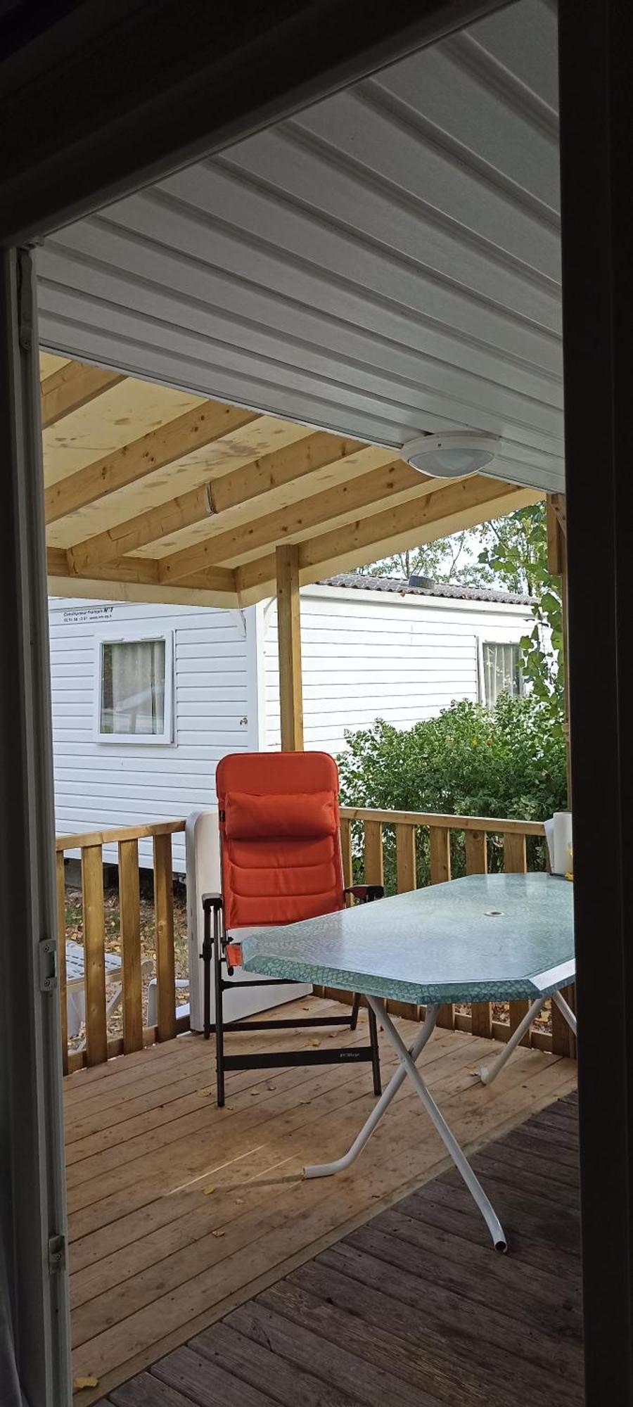 Mobilhome L'Oasis Camping Le Clos Cottet Angles  المظهر الخارجي الصورة