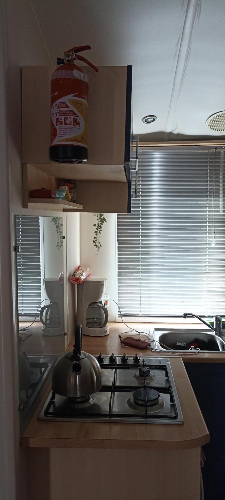 Mobilhome L'Oasis Camping Le Clos Cottet Angles  المظهر الخارجي الصورة