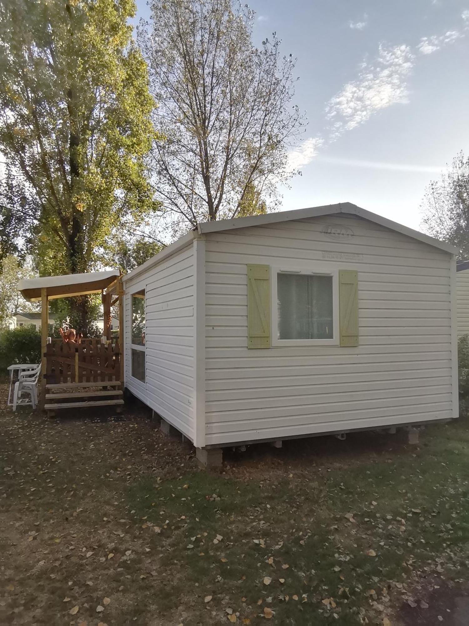 Mobilhome L'Oasis Camping Le Clos Cottet Angles  المظهر الخارجي الصورة