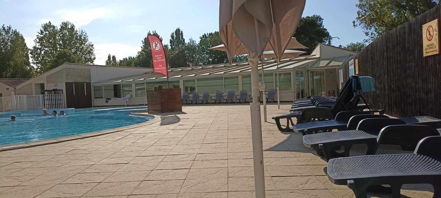 Mobilhome L'Oasis Camping Le Clos Cottet Angles  المظهر الخارجي الصورة