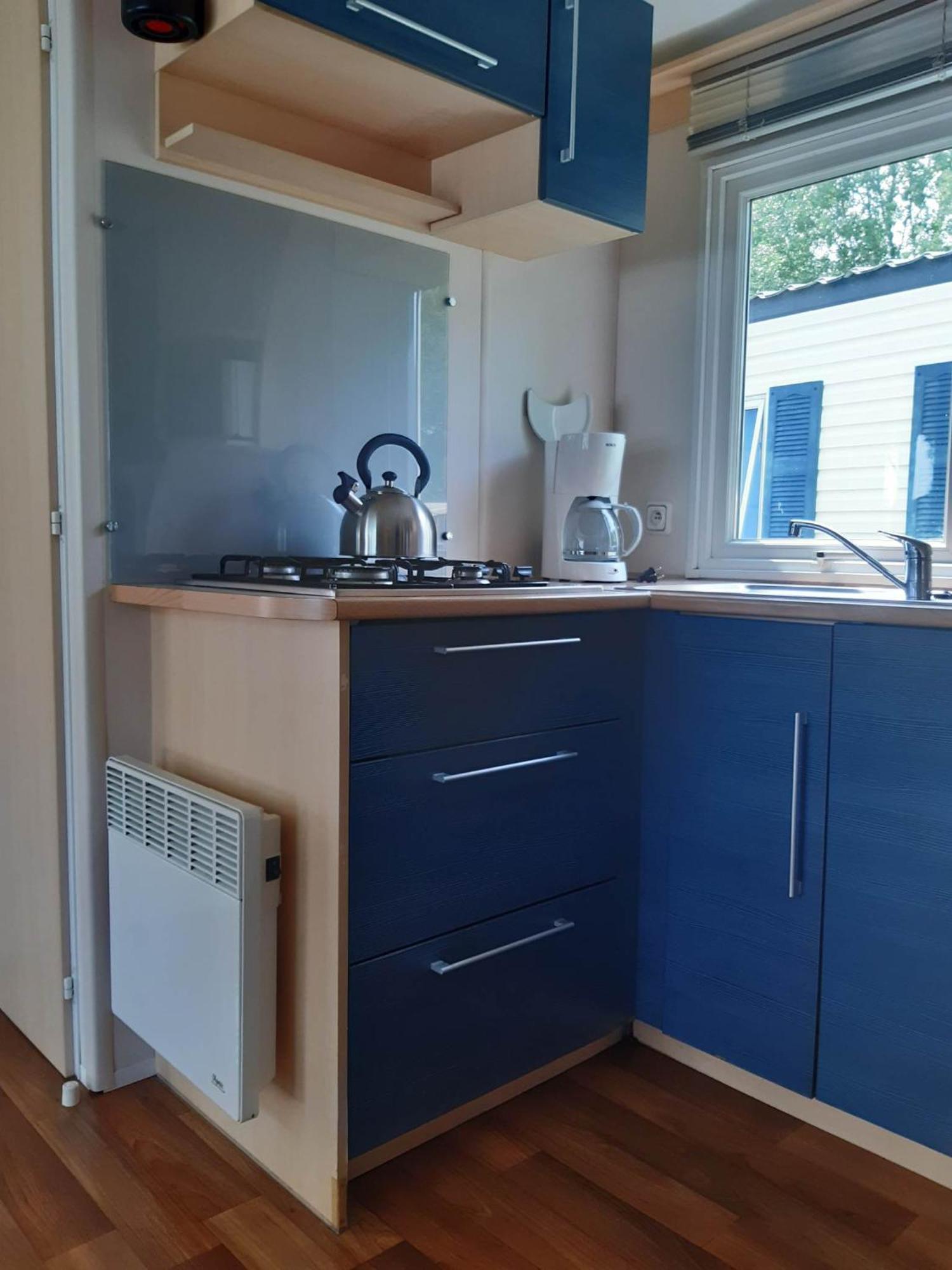 Mobilhome L'Oasis Camping Le Clos Cottet Angles  المظهر الخارجي الصورة