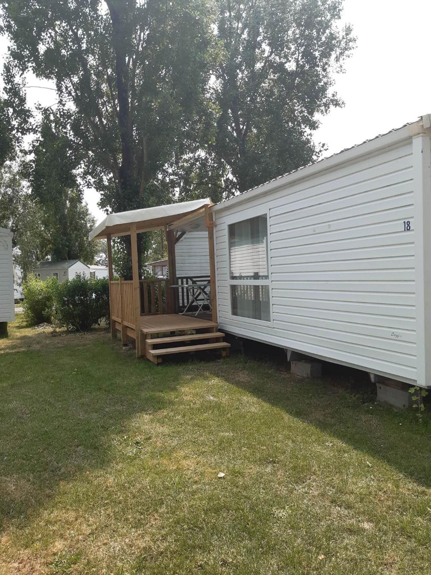 Mobilhome L'Oasis Camping Le Clos Cottet Angles  المظهر الخارجي الصورة