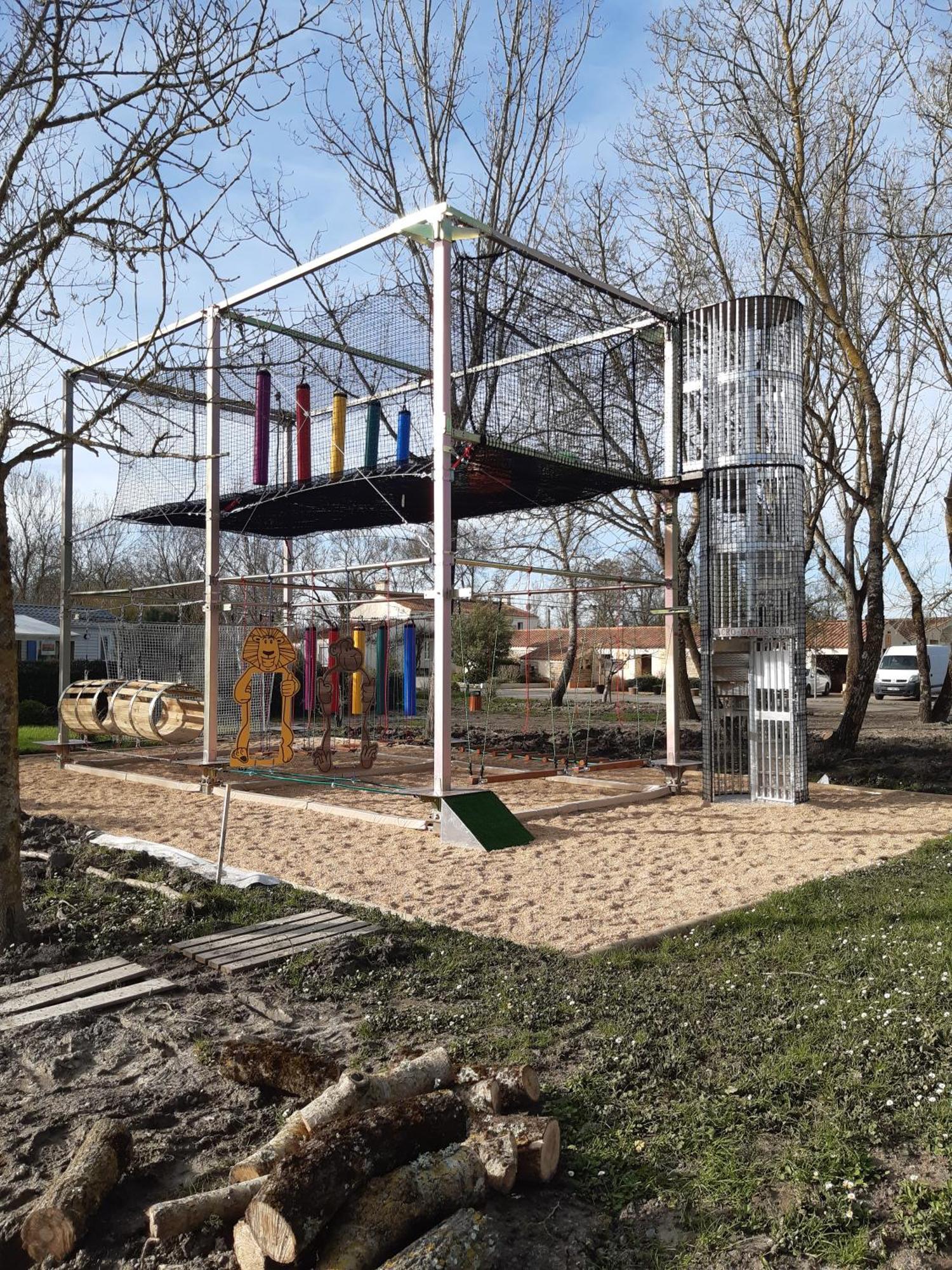 Mobilhome L'Oasis Camping Le Clos Cottet Angles  المظهر الخارجي الصورة