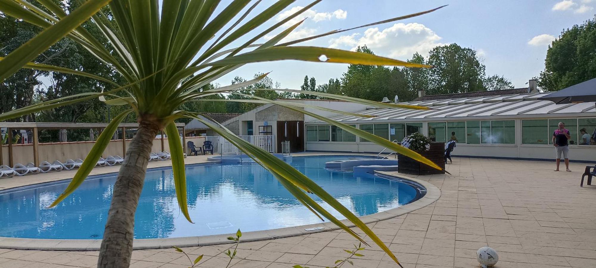 Mobilhome L'Oasis Camping Le Clos Cottet Angles  المظهر الخارجي الصورة