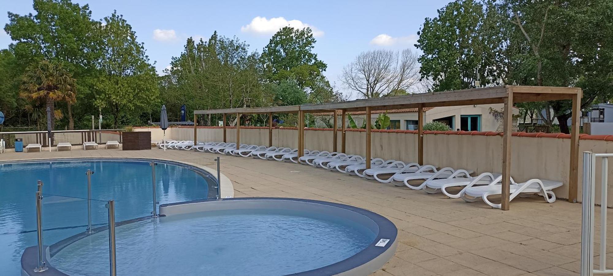 Mobilhome L'Oasis Camping Le Clos Cottet Angles  المظهر الخارجي الصورة