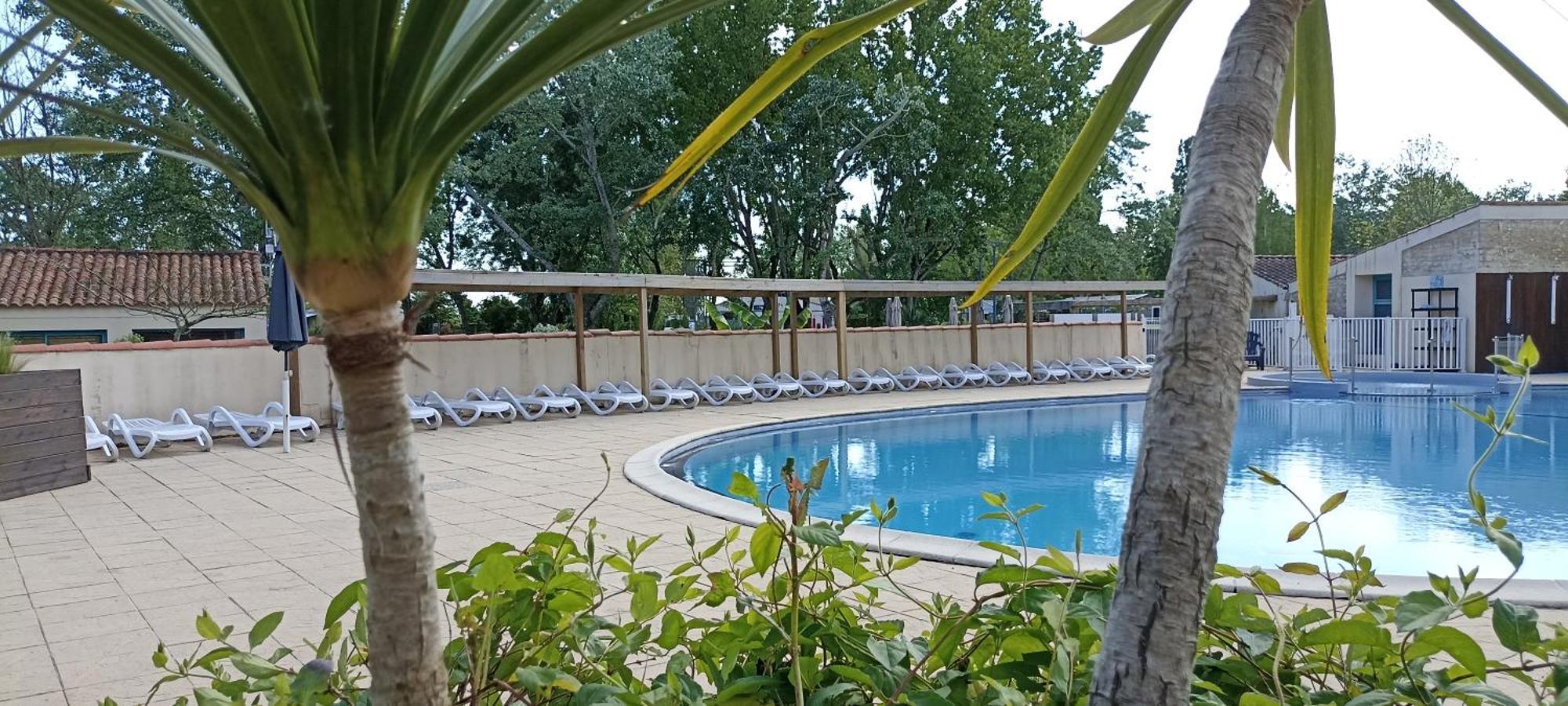 Mobilhome L'Oasis Camping Le Clos Cottet Angles  المظهر الخارجي الصورة